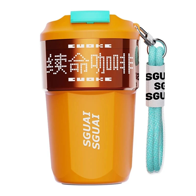 Stainless Steel Thermal Cup Keeps Hot and Cold
