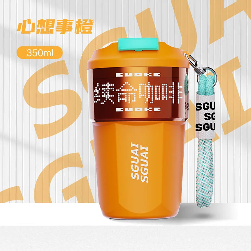 Stainless Steel Thermal Cup Keeps Hot and Cold