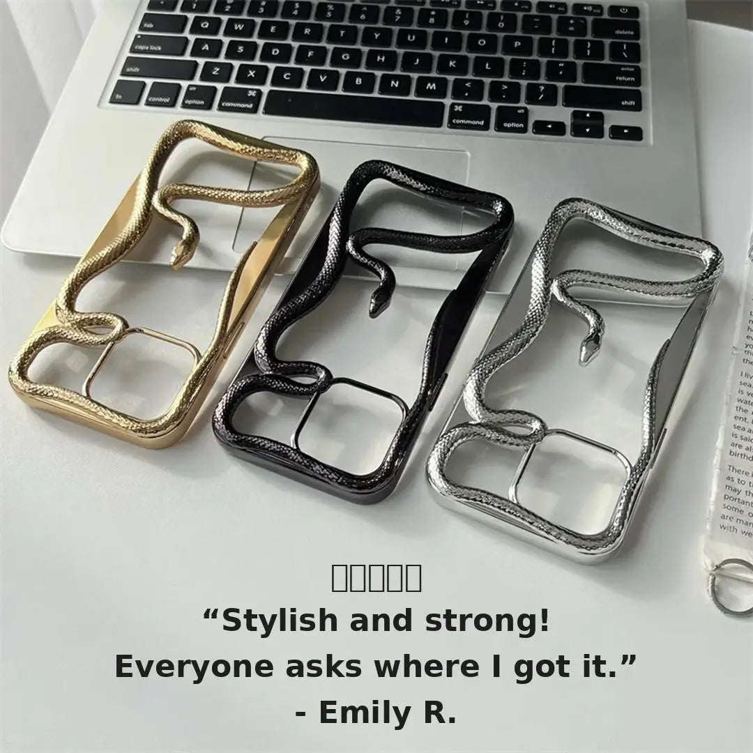 3D Snake Pattern iPhone Case –Ultra Clear Magnetic