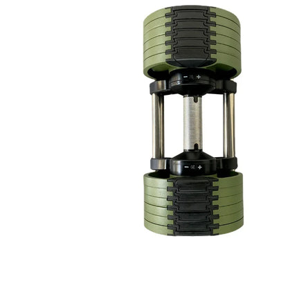 Mancuerna ajustable de 32 kg: cambio rápido de peso en incrementos de 2 kg para entrenamiento de fuerza en casa